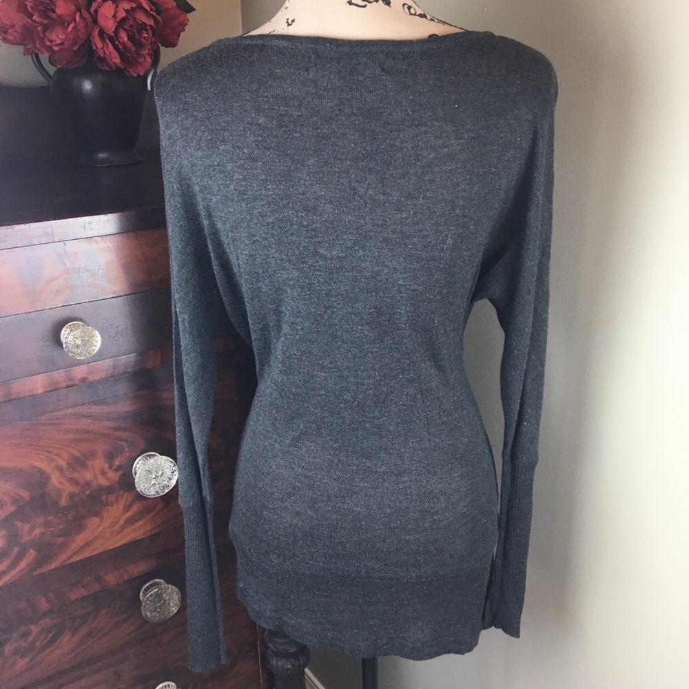 Buffalo Gray L/S Sequined Sweater. Size SP. - Picture 4 of 6
